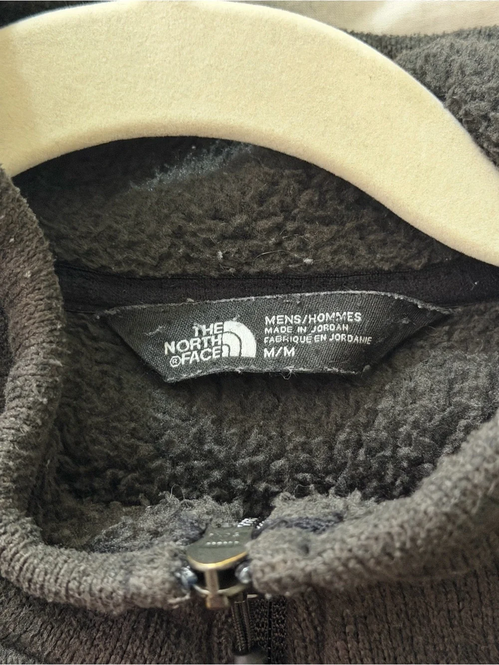 The North Face Gordon Lyons Full Zip Fleece Jacket Charcoal Gray Men’s Medium